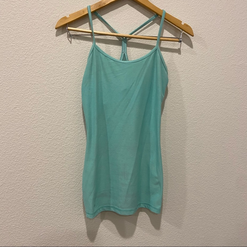 Lululemon Mint Green Racerback Tank Top Size 6